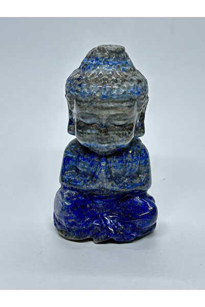 gemsartdeco Özel Koleksiyon Lapis Lazuli Taç Çakra Buddha Figür