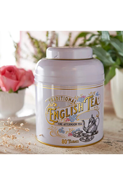 New English Teas Vintage Victorian Tea Caddy Geleneksel 80 Adet Meşhur Poşet ...