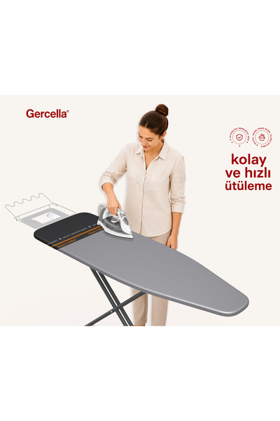 GERCELLA OPTİMUM PLUS XXL (162X60CM) ÜTÜ MASASI BEZİ ÖRTÜSÜ KILIFI