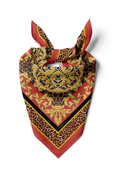 Modabutik Violla D116 CHAIN LEOPARD TASARIM BANDANA DG12232