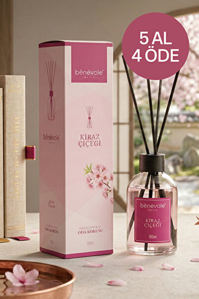 Kiraz Çiçeği Bambu Çubuklu Oda Kokusu 100 ml | Kiraz Çiçeği , Bahar Ferahlığı - Japon Esintisi