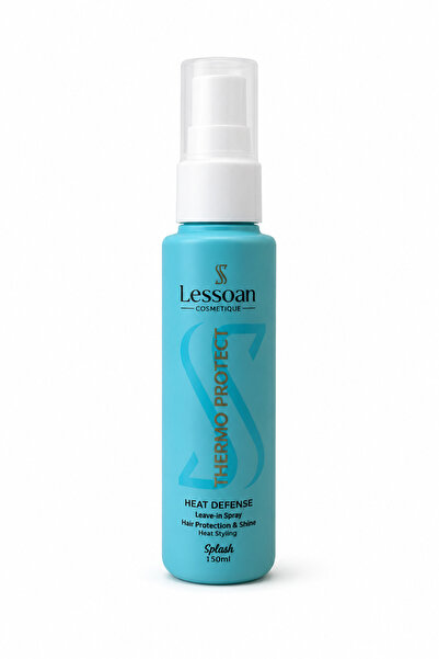 Lessoan Heat Protectant with Açaí – Anti-Frizz, Shine & Split End Repair (60m...