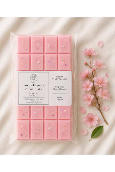 Moods and Moments Buhurdanlık Koku Tableti %100 Soya Wax Melts Vegan Buhurdan...