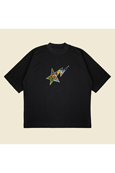Tarzsokak Bathing Ape Mandarin Štampano Oversize kroj Unisex Pamuk lu Prozrač...