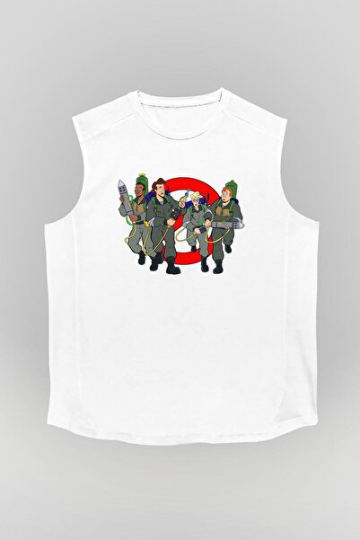 Adrift Pravi Ghostbusters Ghostbusters bela unisex majica T-shirt