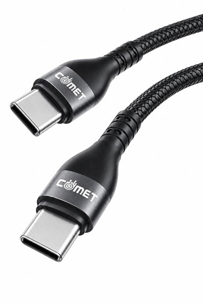 Comet Type-C Type-C Hızlı Şarj Kablosu PD 60W 3A 1.2M - Alüminyum Kasa Ultra ...