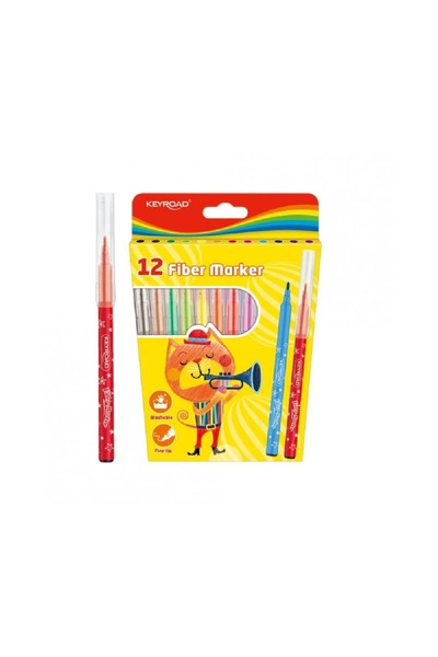 KEYROAD Carioca 12 culori/cutie Washable
