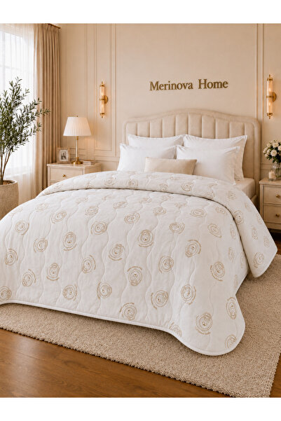 Merinova Home لحاف فردي مصنوع من صوف الميرينو بنسبة 100% - مناسب لجميع الفصول...