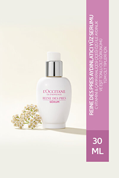L'Occitane Reine Des Pres Aydınlatıcı Yüz Serumu, C Vitamini ve Çayır Kraliçe...