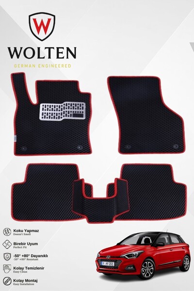 w wolten german engineered HYUNDAİ-i20-(2015-2020) İÇİN EVA İÇ PASPAS TAKIMI ...