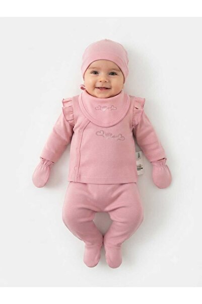 Lovely طقم أطفال تركي من القطن المريح والناعم LV500057 مكون من 5 قطع سهل ومرن...
