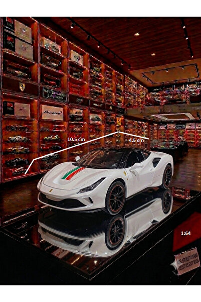 OYUNCAKSAHİLİ Ferrari İtalia 458 Tarzı 296 GTB Diecast 1.43 Mini Koleksiyon 1...