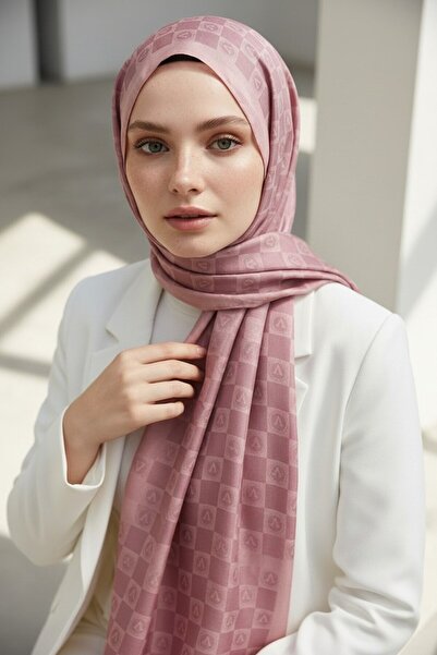 Vissona %100 Saf İpek Şal İnce Saten Vual Dokuma Fresh 90x210 Şal