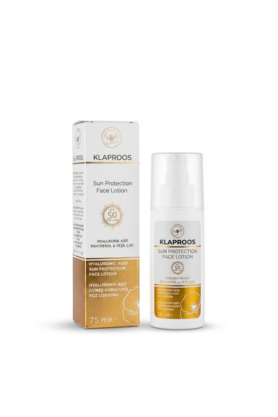 Spf 50 Güneş Koruyucu Krem 75 ml | Geniş Spektrumlu Hyaluronik Asit & Yeşil Çay