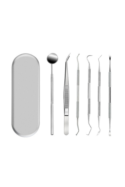 Choice8 6pcs-B Stainless Steel Dentist Oral Tools Cleaning Flossing Tartar Re...
