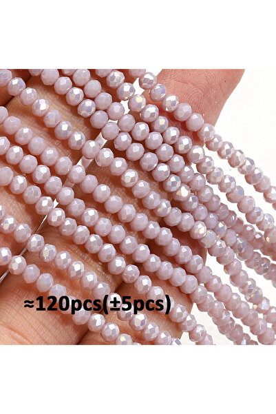 Choice6 Dia 3.6mm 120pcs Purple 120pcs/lot Crystal Glass Rondelle Beads Austr...