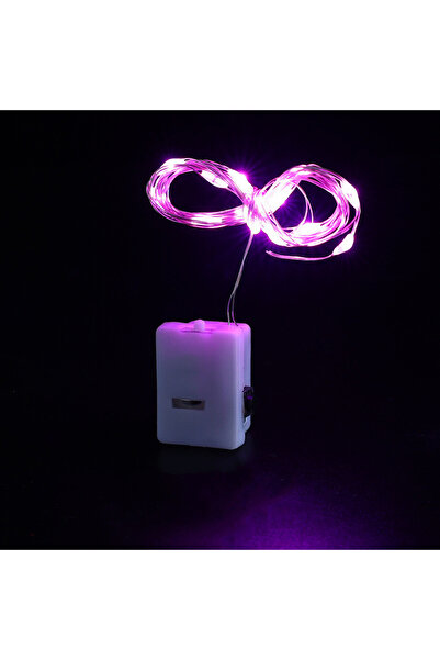 Choice 2M 20LEDs Pink LED Fairy Lights Button Battery Light String Christmas ...