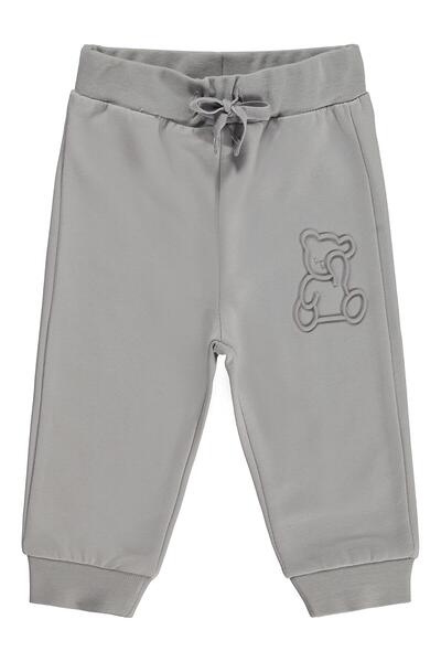 Civil Baby Baby Boy Teddy Printed 6-18 Months Sweatpants - Gray