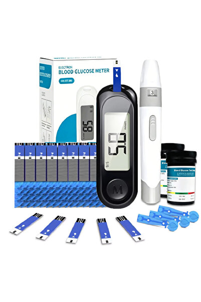 Choice21 DUTRIEUX G-520 Black 50/100/200pcs Blood Glucose Test Strips with La...