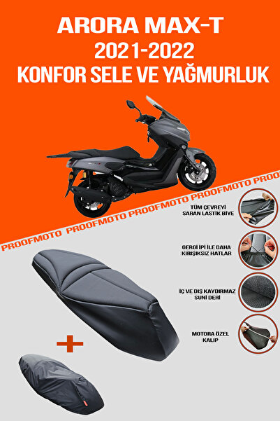 PROOFMOTO Arora Max-t (2021-2022) Comfort Saddle and Raincoat Cover