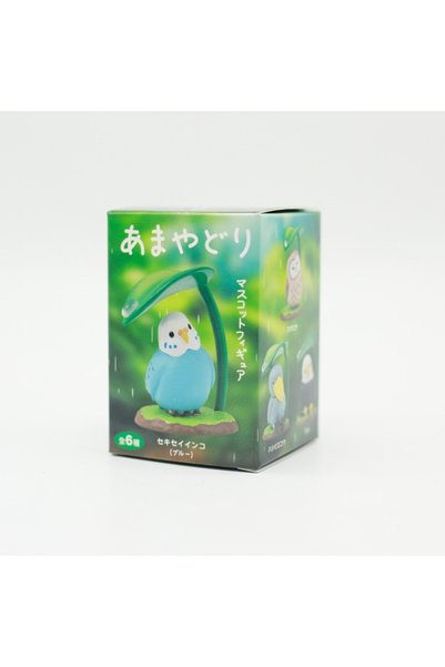 Choice Random 1Pcs Rainy Day Animals and Birds Hiding Under Leaves Figurines ...