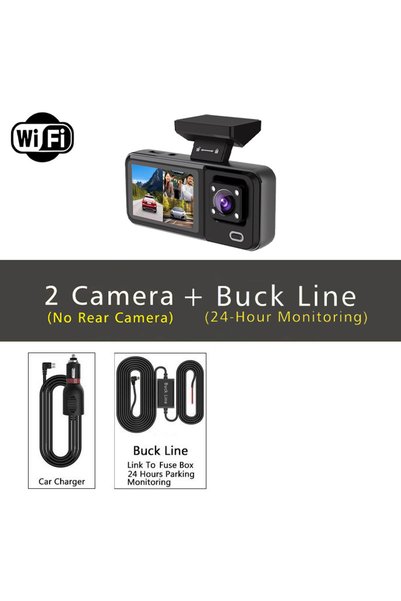 Choice3 QS81-2 Lens-BL WIFI 3 Camera Dash Cam Cabin Car Dvr 1080P Interior Ve...