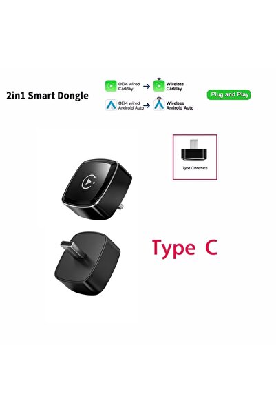 Choice1 Type C LEXXSON 2026 Ultra Mini Wireless CarPlay Adapter Wireless Andr...
