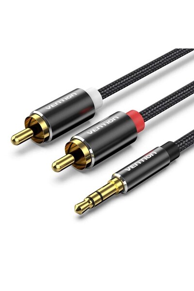 Choice3 3m black Vention RCA Cable 3.5mm to 2RCA Splitter RCA Jack 3.5 Cable ...