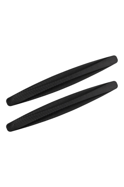 Choice Black 2pcs Car Bumper Protector Strip Guard Corner Protection Strips S...