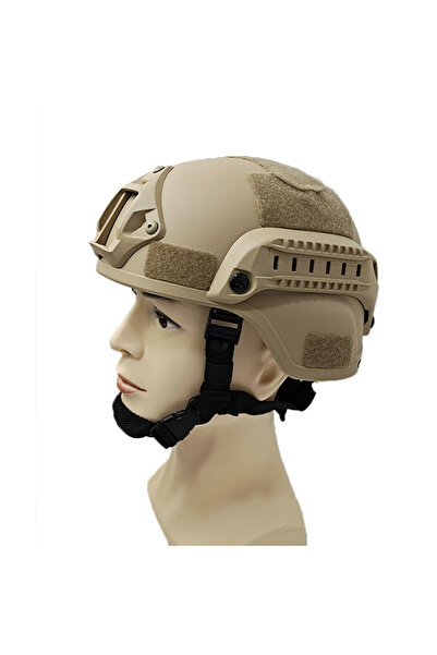 Choice1 Khaki FAST Helmet MICH2000 MH Tactical Helmet Outdoor Tactical Painba...