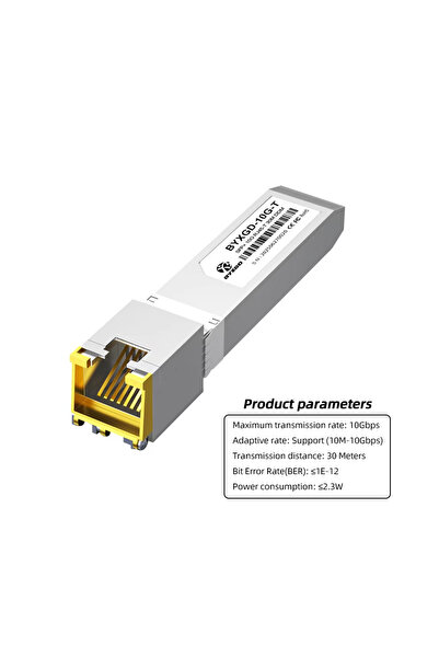 Choice 10Gbps-30m-1PCS 1G/10GBASE-T SFP+ RJ45 Module Multi Rate SFP Copper RJ...
