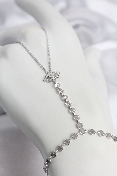 Inure Jewelry نموذج عين من حجر الزركون النحاسي باللون الفضي طراز شاهميران