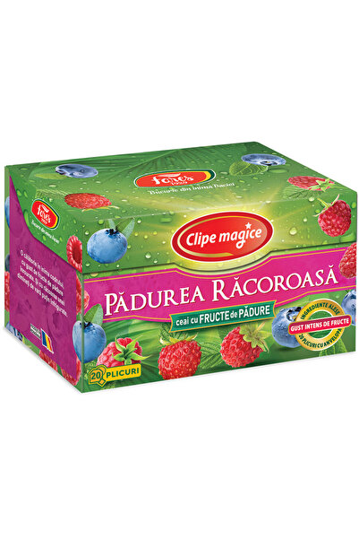 Fares Ceai cu Fructe de Pădure Pădure Răcoroasă, 20 doze – Infuzie naturală a...