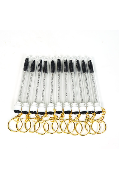 Choice Plastic 20pcs-SZ-BL-KC 20pcs Keyring Eyelash Spoolies Brush Mascara Wa...