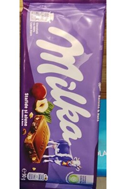Milka Ciocolata Stafide Si Alune 90 G