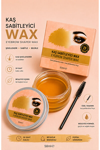 MAQYA Cosmetics Eyebrow Fixing Wax 50 ml - Transparent Eyebrow Shaper - 24 Ho...
