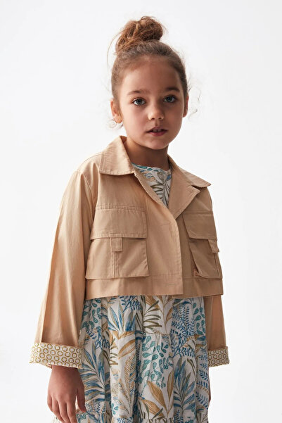 HAUSEkids 4-8 godina star Bellis Bella djevojačka jakna -latte braon-