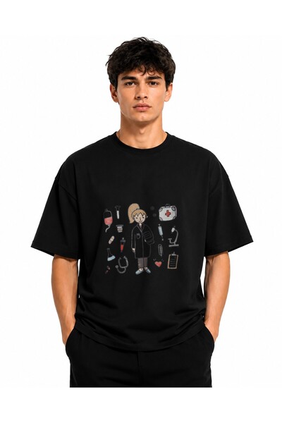 Inscriptie Tricou Unisex Bumbac Premium Casual " Doctor vector "