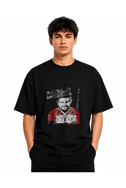 Inscriptie Unisex Βαμβακερό T-shirt Υψηλής Ποιότητας  "Πάμπλο Εσκομπάρ - Κατα...