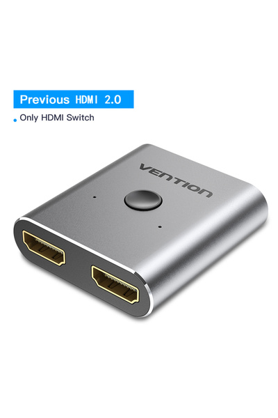 Choice 4K HDMI 2.0 Grey Vention HDMI Switcher 4K 60Hz Bi-Direction 2.0 HDMI S...