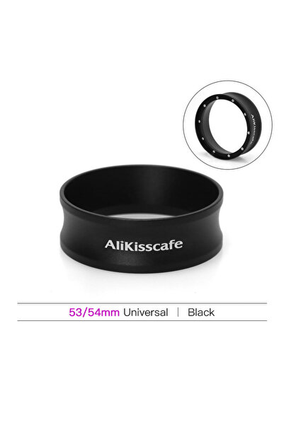 choice2 53-54mm Black AliKisscafe Coffee Dosing Ring Funnel Magnetic 51MM 54M...