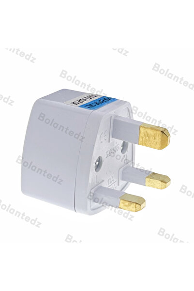 Choice white Pin Universal UK Plug Adapter US EU AU To UK Travel Power Adapte...