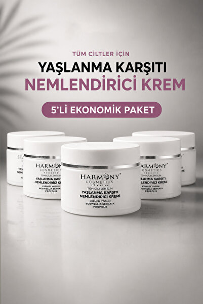 Yoğun Nemlendirici Bakım Kremi 5'li Ekonomik Paket 5x50 ml