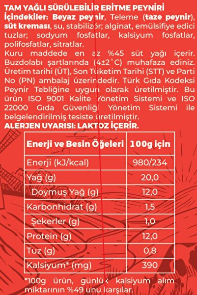 Yöre Krem Peynir 400 gr