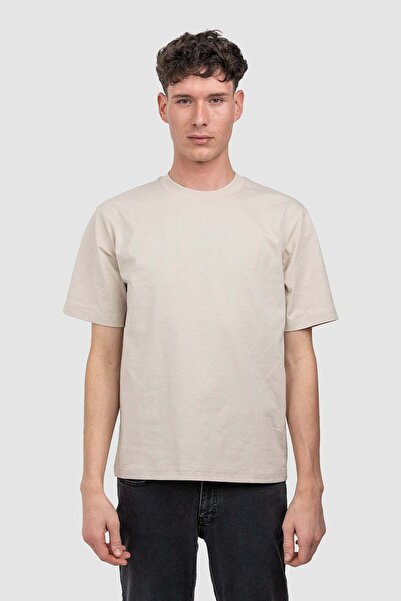 BrunoLeoni Tricou bărbătesc din bumbac, croială dreaptă, crem