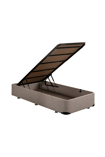 Niron Yatak Niron Baza - 80x180 Cm Tek Kişilik Sandıklı Klasik Kumaş Baza