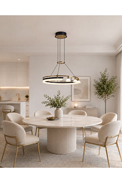 Özcan Aydınlatma Özcan Aydınlatma 5707-2A Modull 60Cm Sarkıt Avize Eskitme