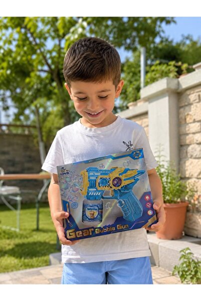 Tatlı Sebep Baloncuk Tabancası Oyuncağı Köpük Balon Tabancası 2 Renk Seçeneği...