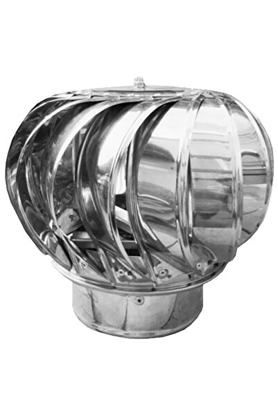 TUC Capac terminal rotativ pentru coș de fum ESP din oțel inoxidabil, 125 mm