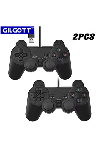 Choice 2 PCS USB Wired PC Game Controller Gamepad For WinXP/Win7/Win8/Win10 J...